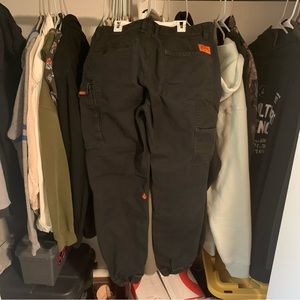 VOLCOM WORKWEAR CALIPER CUFFED PANTS - BLACK